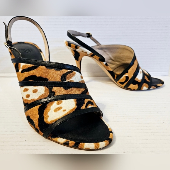 Louise et Cie Lo-Nabila3 Women's Cow hide/Leather Animal Print Heels - Picture 2 of 14